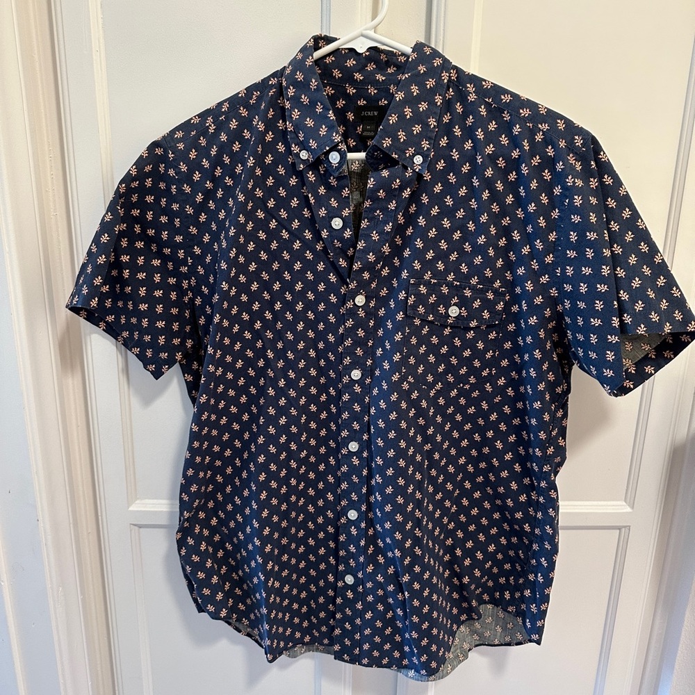 J. Crew flower pattern shirt, Size Medium